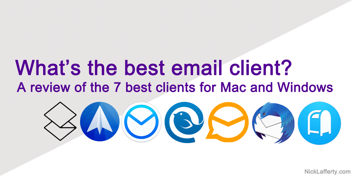 recommended email clients for mac